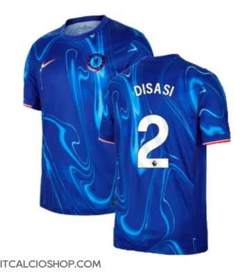 Chelsea Axel Disasi #2 Prima Maglia 2024-25 Manica Corta